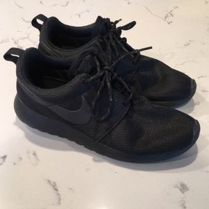 Black sneakers